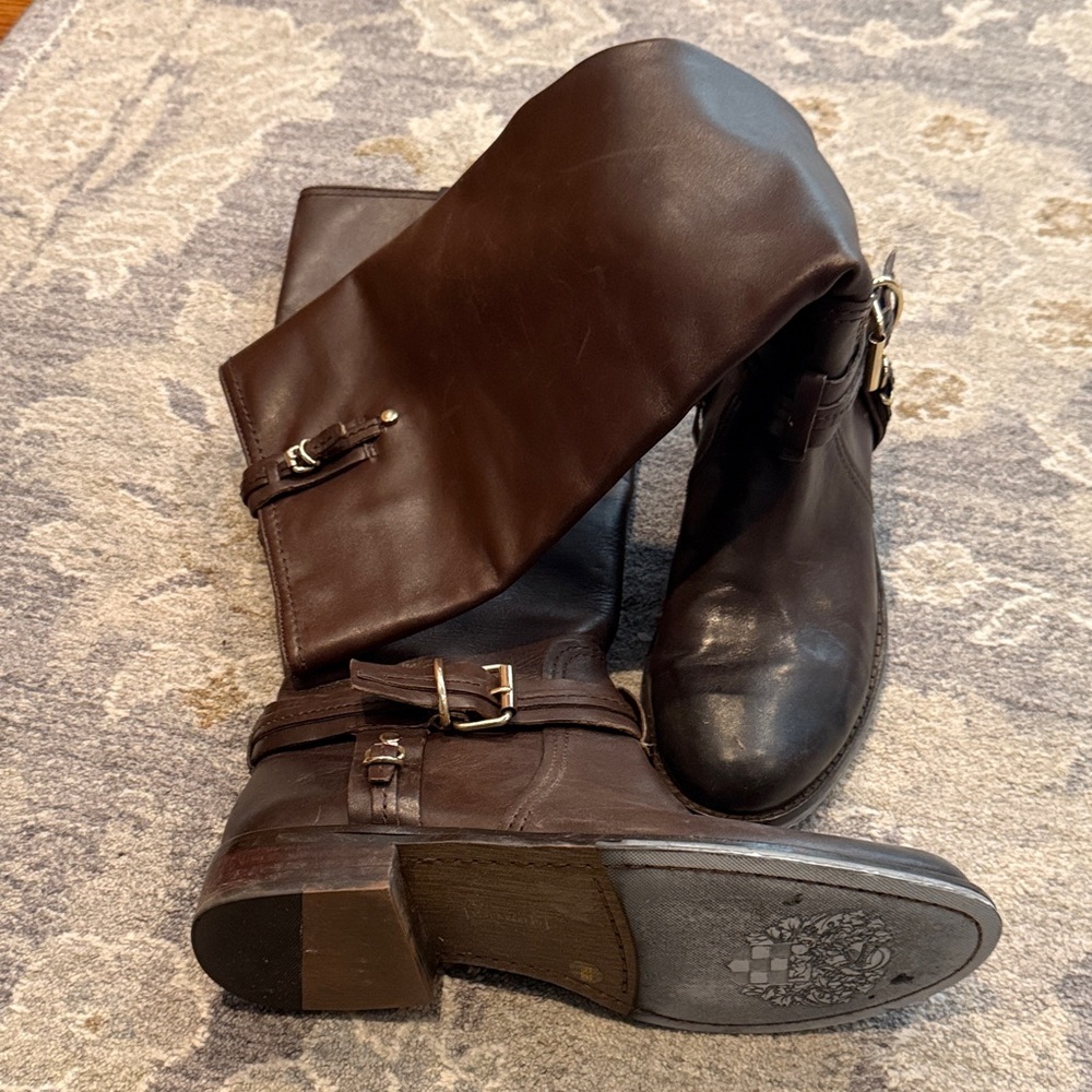 Vince Camuto Brown Heeled Boots